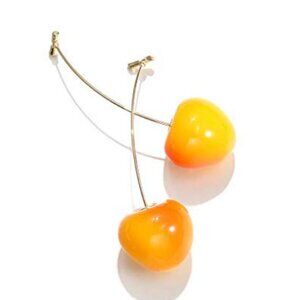 Anthro Cherry Drop Earrings